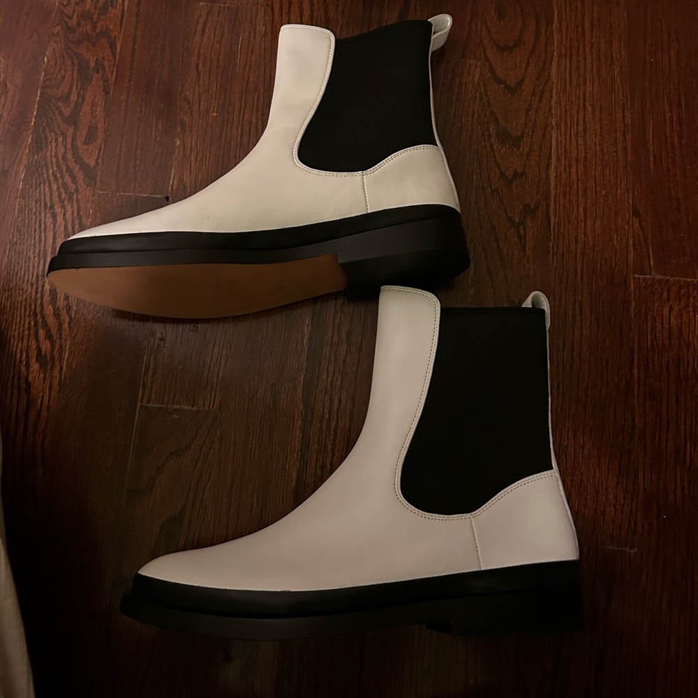 Vince - Cecyl white boots